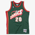 Gary Payton Seattle Supersonics 1995-96 Swingman Road Jersey