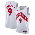 RJ Barrett Toronto Raptors Association Edition Swingman Jersey - White - Unisex