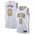 Jayson Tatum Boston Celtics 2025/26 City Edition Swingman Jersey - White - Unisex