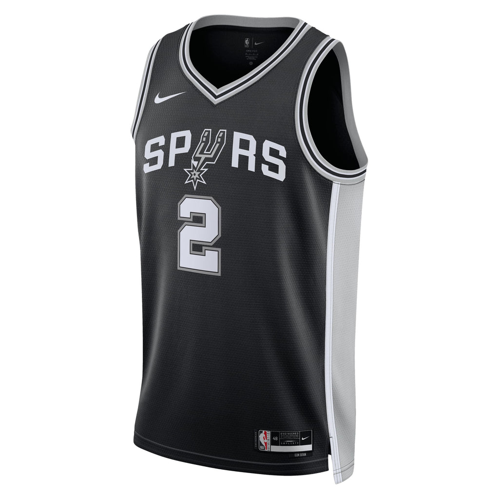 Dylan Harper San Antonio Spurs 2025 Icon Edition Swingman Jersey - Black - Youth