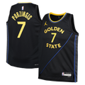 Kristaps Porziņģis Golden State Warriors Statement Edition Swingman Jersey - Black - Youth