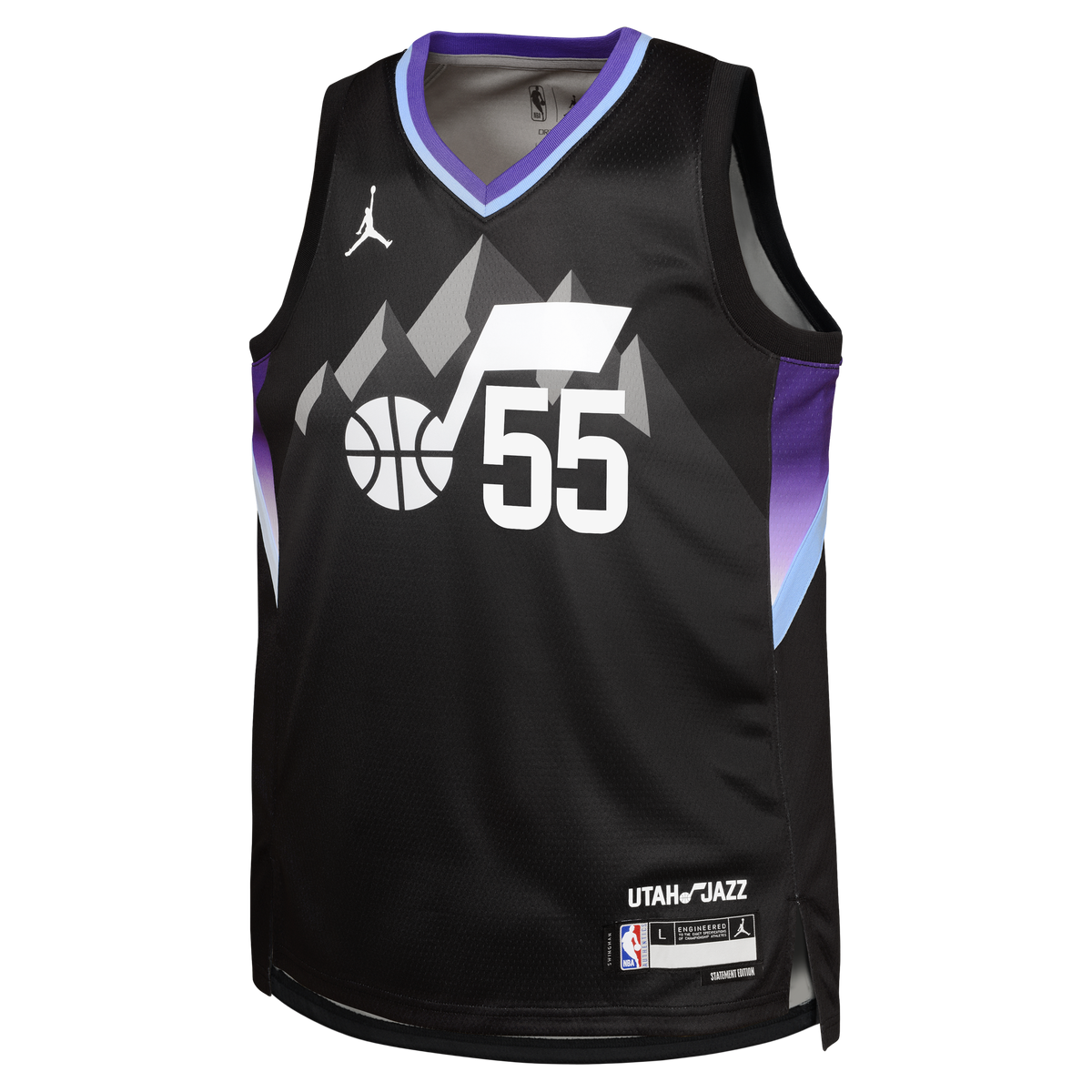 John Konchar Utah Jazz Statement Edition Swingman Jersey - Black - Youth