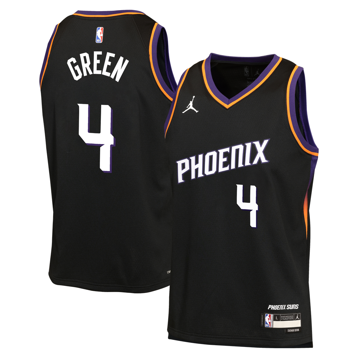Jalen Green Phoenix Suns Statement Edition Jersey - Black - Youth