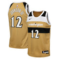 Tre Johnson III Washington Wizards 2025/26 City Edition Swingman Jersey - Tan - Youth
