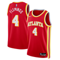 Kingston Flemings Atlanta Hawks Swingman Icon Jersey - Red - Unisex