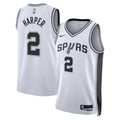 Dylan Harper San Antonio Spurs 2025 Association Edition Swingman Jersey - White - Unisex