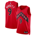 RJ Barrett Toronto Raptors Icon Edition Swingman Jersey - Red - Unisex