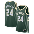 Jaime Jaquez Jr. Milwaukee Bucks Icon Edition Swingman Jersey - Hunter Green - Unisex